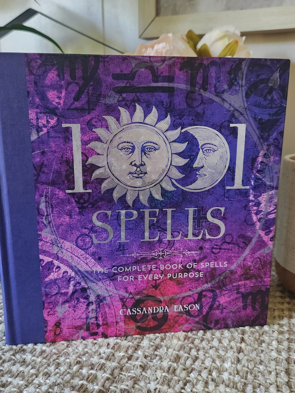 1001 Spells Book by Cassandra Eason - Purple Sun Design